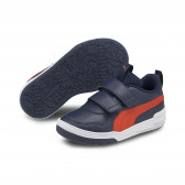 Αθλητικά παπούτσια με κόκκινες λεπτομέρειες, Multiflex SL V, μπλε Puma 273989 