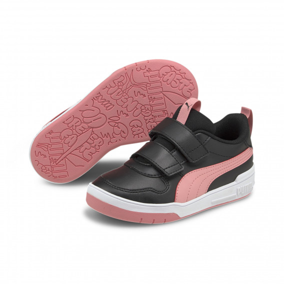 Αθλητικά παπούτσια με ροζ τόνους Multiflex SL V, μαύρο Puma 274001 