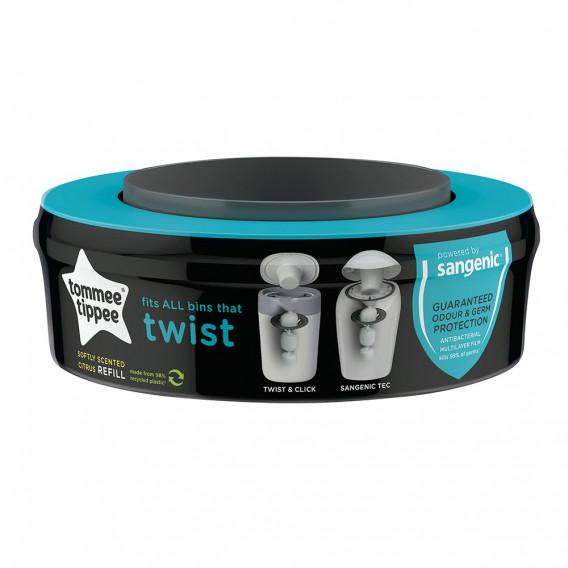 Ανταλλακτικό φυσίγγιο για καλάθι υγιεινής Twist &amp; Click Tommee Tippee 274123 