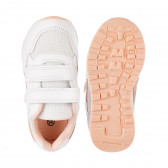 Αθλητικά παπούτσια Marathon με ροζ τόνους, λευκά Star 274378 3