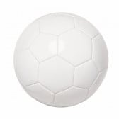 Λευκή κλασική μπάλα ποδοσφαίρου, νούμερο 5 Amaya 274429 