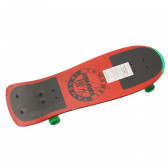 Skateboard, c-480, κόκκινο με πράσινες πινελιές Amaya 274448 