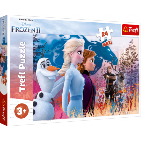 Puzzle - The Frozen Kingdom, ένα μαγικό ταξίδι, 24 κομμάτια Trefl 274578 