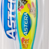 Εξαιρετικά απαλή παιδική οδοντόβουρτσα, τιρκουάζ και κίτρινο Astera 274862 2
