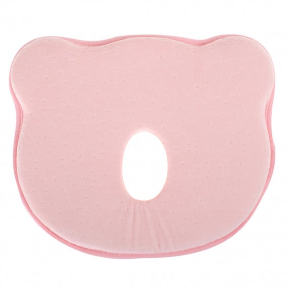 Βρεφικό μαξιλάρι - αρκουδάκι, ροζ Ikonka 275284 