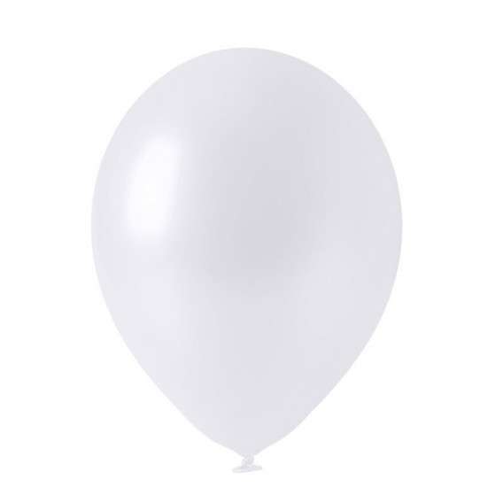 Σετ 80 μπαλονιών σε λευκό περλέ Ikonka 275553 2
