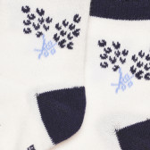 Βρεφικές κάλτσες σε λευκό και μπλε χρώμα, για κορίτσι Z Generation 275843 2