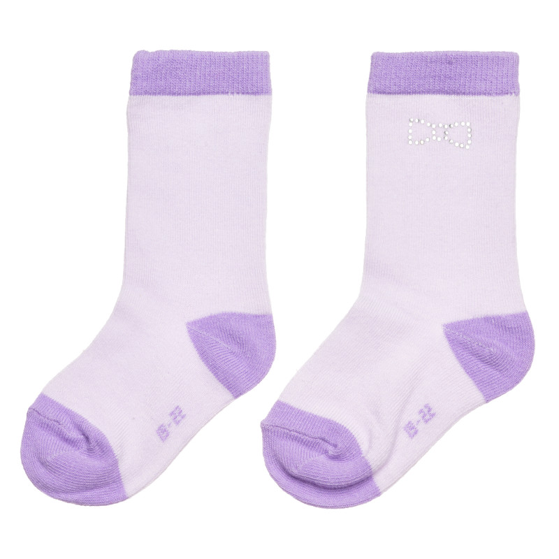 Βρεφικές κάλτσες για κορίτσι, σε μωβ χρώμα  275858