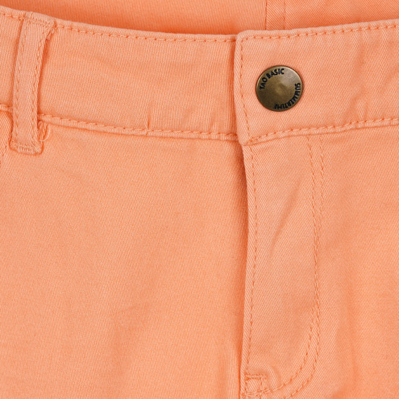 Πορτοκαλί βαμβακερό παντελόνι για κορίτσι. Tape a l'oeil 276204 2
