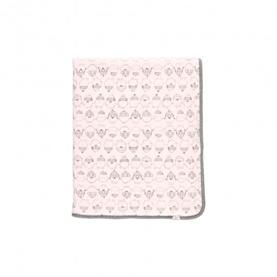 Κουβέρτα μωρού με γραφική εκτύπωση, ροζ Boboli 276640 2
