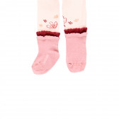 Βρεφικό καλσόν με floral print, ροζ Boboli 276708 2