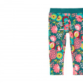 Παντελόνι με floral print, πράσινο Boboli 276827 3
