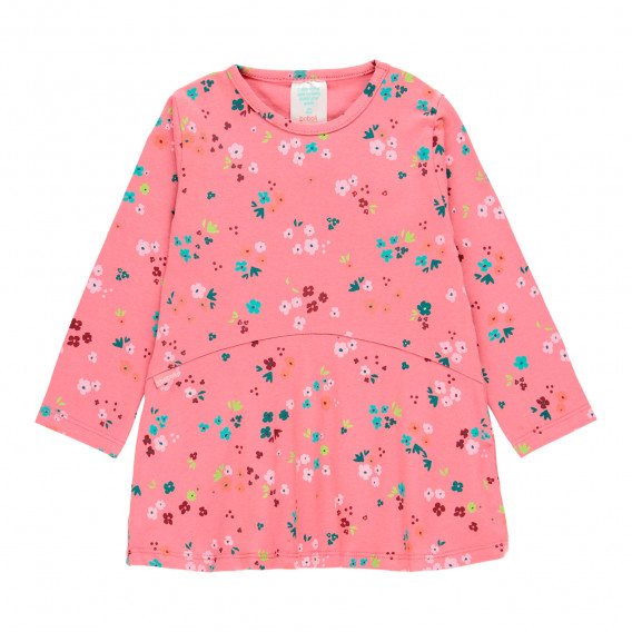 Φόρεμα με floral print, ροζ Boboli 276834 