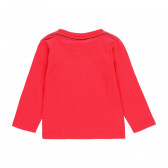 Βαμβακερή μπλούζα London, κόκκινη Boboli 276930 2