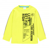 Βαμβακερή μπλούζα με γραφική εκτύπωση, πράσινο χρώμα Boboli 277791 
