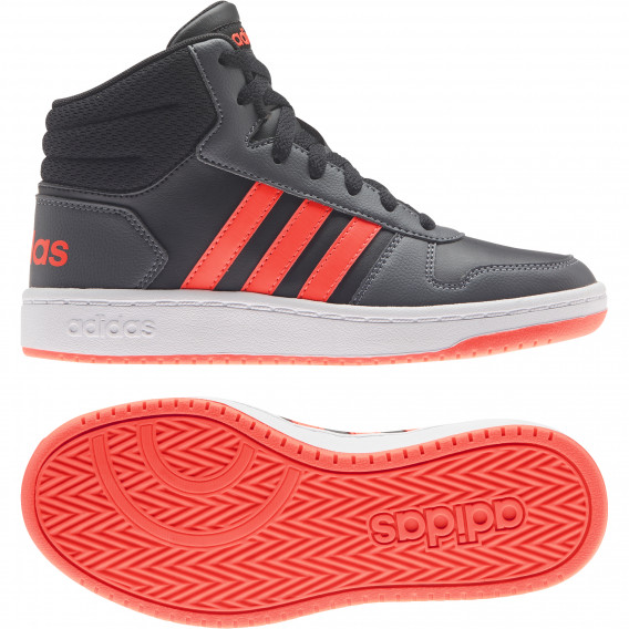Highηλά αθλητικά παπούτσια HOOPS MID 2.0 K, μαύρο Adidas 277961 