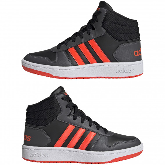 Highηλά αθλητικά παπούτσια HOOPS MID 2.0 K, μαύρο Adidas 277962 2