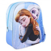 Σακίδιο πλάτης με την Έλσα και την Άννα από το Frozen Kingdom για ένα κορίτσι, μπλε Frozen 278077 