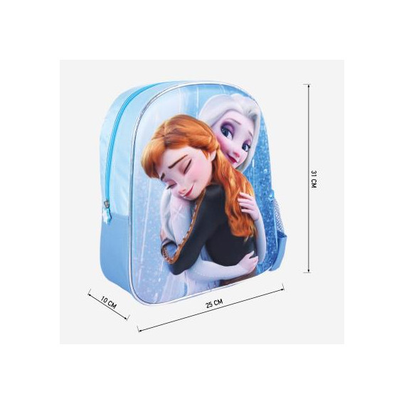 Σακίδιο πλάτης με την Έλσα και την Άννα από το Frozen Kingdom για ένα κορίτσι, μπλε Frozen 278079 3