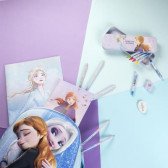 Σακίδιο πλάτης με την Έλσα και την Άννα από το Frozen Kingdom για ένα κορίτσι, μπλε Frozen 278084 8
