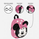 Minnie Mouse βελούδινο σακίδιο για κορίτσι, ροζ Minnie Mouse 278156 5