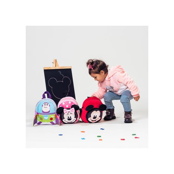 Minnie Mouse βελούδινο σακίδιο για κορίτσι, ροζ Minnie Mouse 278158 7