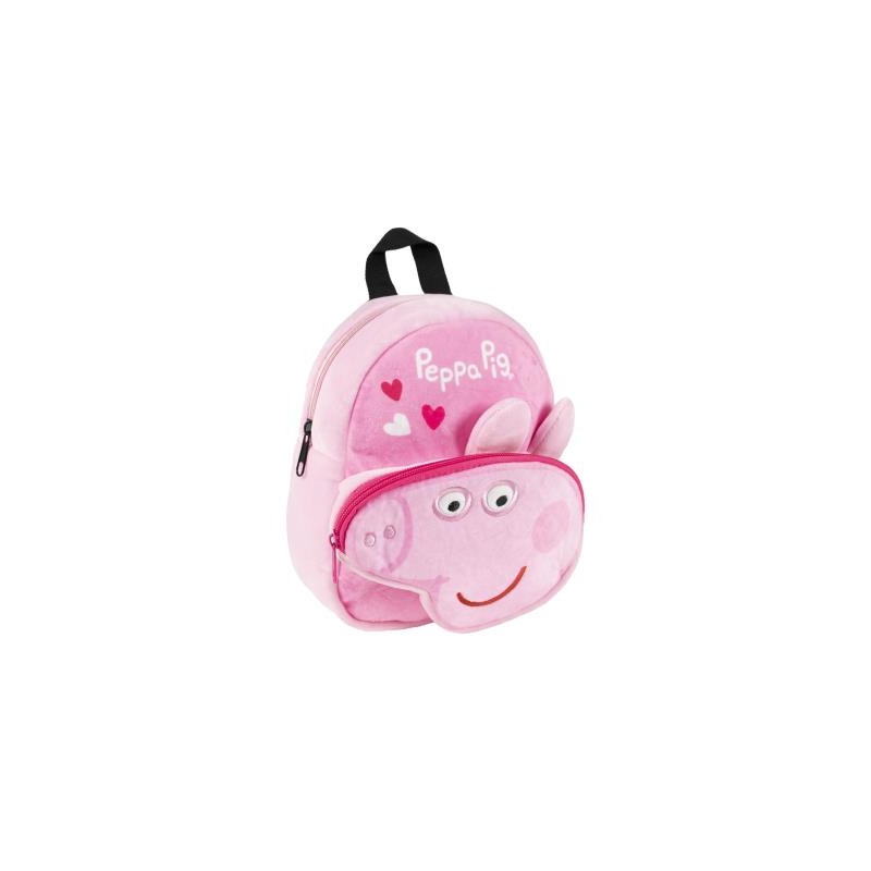 Βελούδινο σακίδιο πλάτης Peppa Pig για κορίτσι, ροζ  278167