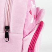 Βελούδινο σακίδιο πλάτης Peppa Pig για κορίτσι, ροζ Peppa pig 278170 4