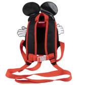 Μίνι παιδικό σακίδιο πλάτης με Mickey Mouse και ζώνη ασφαλείας για κορίτσι, μαύρο Mickey Mouse 278177 2