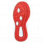 Λαμπερά δερμάτινα πάνινα παπούτσια με εκτύπωση φλας McQueen, κόκκινο Cars 278232 4