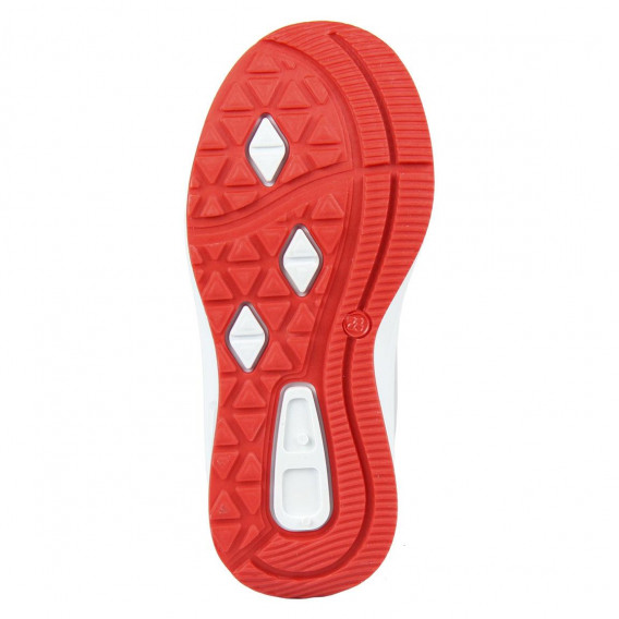 Λαμπερά δερμάτινα πάνινα παπούτσια με εκτύπωση φλας McQueen, κόκκινο Cars 278232 4