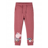 Αθλητικό παντελόνι Peppa Pig, ροζ Name it 278583 