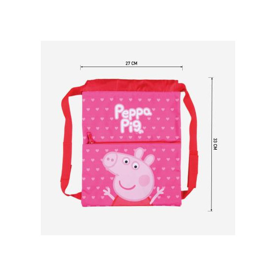 Τσάντα σακίδιο με Peppa Pig για κορίτσι, ροζ Peppa pig 278710 3