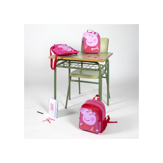 Τσάντα σακίδιο με Peppa Pig για κορίτσι, ροζ Peppa pig 278713 6