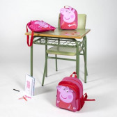 Σακίδιο πλάτης με εφαρμογή Peppa Pig για κορίτσι, ροζ Peppa pig 278733 7