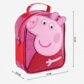 Τσάντα φαγητού με απλικέ Peppa Pig για κορίτσι, ροζ Peppa pig 278741 3