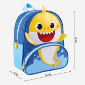 Σακίδιο πλάτης με εκτύπωση Baby Shark για αγόρι, μπλε BABY SHARK 278751 3
