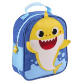 Τσάντα φαγητού με απλικέ Baby Shark για κορίτσι, μπλε BABY SHARK 278762 