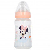 Μπουκάλι τροφοδοσίας από πολυπροπυλένιο MINNIE INDIGO DREAMS, με πιπίλα 2 σταγόνες, 0+ μηνών, 240 ml, χρώμα: ροζ Minnie Mouse 279061 