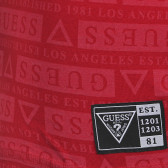 Μπλουζάκι με κοντά μανίκια με το λογότυπο της μάρκας, κόκκινο Guess 279105 2