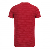 Μπλουζάκι με κοντά μανίκια με το λογότυπο της μάρκας, κόκκινο Guess 279106 3