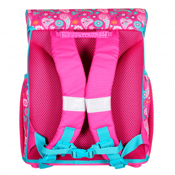 Σετ σακίδιο πλάτης με τσάντα και δύο ταξιδιωτικές τσάντες για κορίτσι, ροζ Herlitz 279138 4