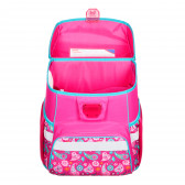 Σετ σακίδιο πλάτης με τσάντα και δύο ταξιδιωτικές τσάντες για κορίτσι, ροζ Herlitz 279139 5