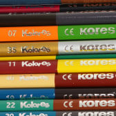 Σετ 24 χρωμάτων με δίχρωμα μολύβια Kores 279229 2