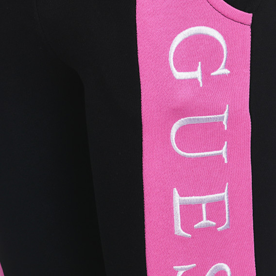 Αθλητικό παντελόνι με το λογότυπο της μάρκας, μαύρο Guess 279317 3