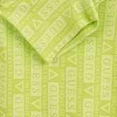 Μπλουζάκι με κοντά μανίκια με το λογότυπο της μάρκας, πράσινο Guess 279326 4