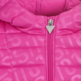 Μπουφάν με κουκούλα και το λογότυπο της μάρκας, ροζ Guess 279364 3