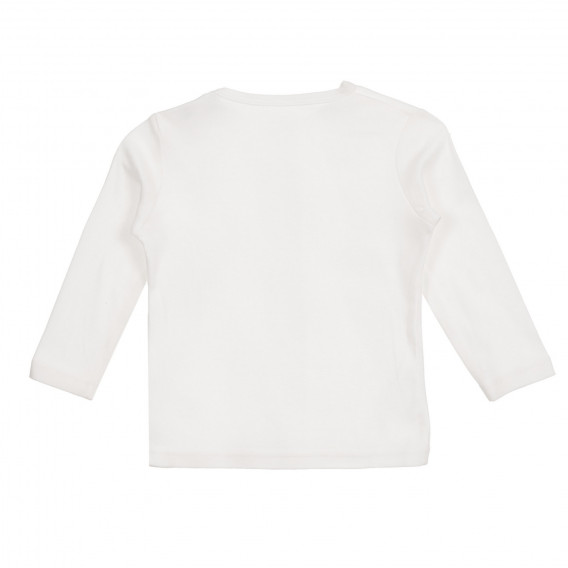 Σετ φόρμες και μπλούζα για μωρό σε λευκό και ροζ χρώμα Cool club 279769 7