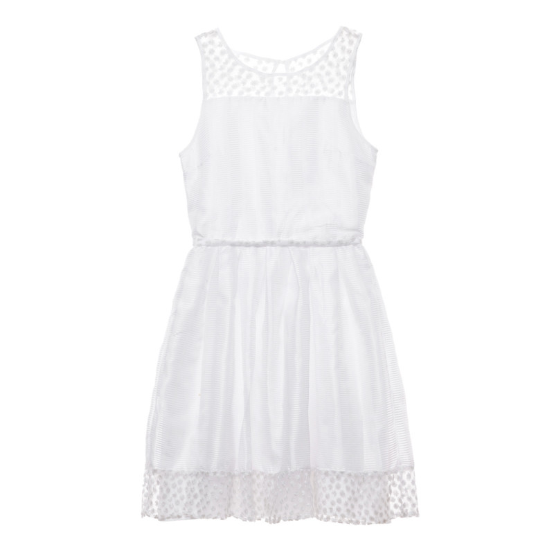 Επίσημο αμάνικο φόρεμα, λευκό  280434
