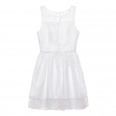 Επίσημο αμάνικο φόρεμα, λευκό Cool club 280435 4